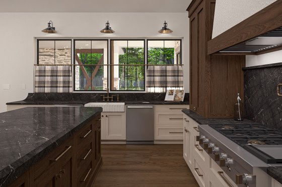 Interior - Kitchen 2 for Cottage House Plan #455-678 - 3 bed, 2.5 bath