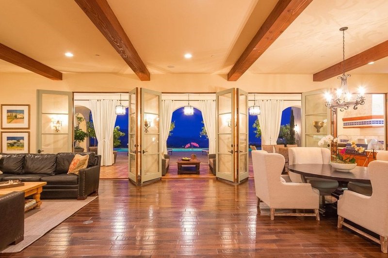 Architectural House Design - Interior - Family Room 1 for Mediterranean House Plan #484-8 - 4 bed, 5 bath