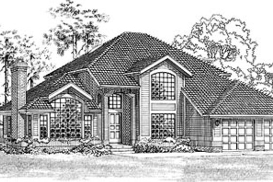 Exterior - Front Elevation for Traditional House Plan #47-419 - 3 bed, 2.5 bath