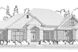 Traditional Exterior - Front Elevation Plan #63-358