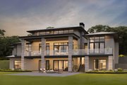 Contemporary Style House Plan - 5 Beds 4.5 Baths 6179 Sq/Ft Plan #1114-101 