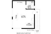 Modern Style House Plan - 1 Beds 1 Baths 320 Sq/Ft Plan #932-966 