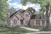 European Style House Plan - 4 Beds 2.5 Baths 2784 Sq/Ft Plan #17-284 