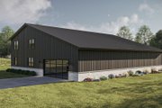 Barndominium Style House Plan - 5 Beds 4.5 Baths 3437 Sq/Ft Plan #455-580 