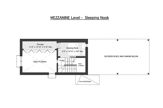 Mezzanine Level - Sleeping Nook