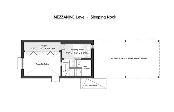 Mezzanine Level - Sleeping Nook