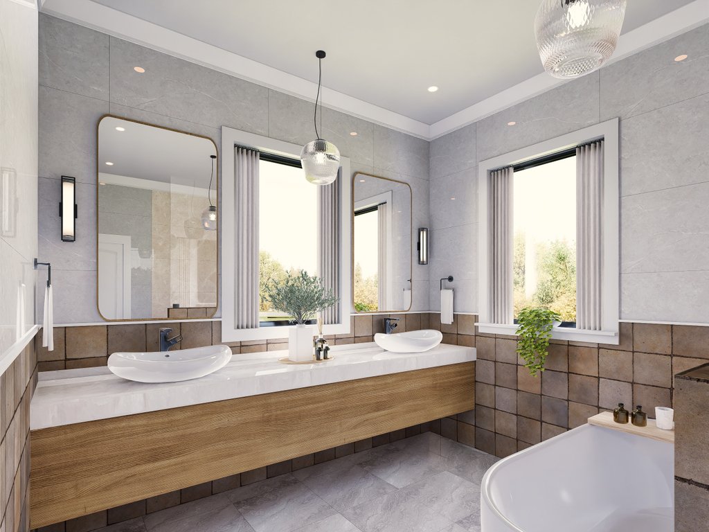 Interior - Other 3 for Contemporary House Plan #54-679 - 3 bed, 2 bath