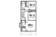 Craftsman Style House Plan - 3 Beds 3 Baths 1473 Sq/Ft Plan #20-1753 