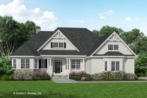 Country Exterior - Front Elevation Plan #929-756