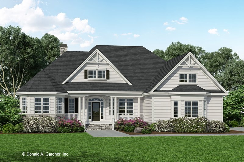 Architectural House Design - Country Exterior - Front Elevation Plan #929-756