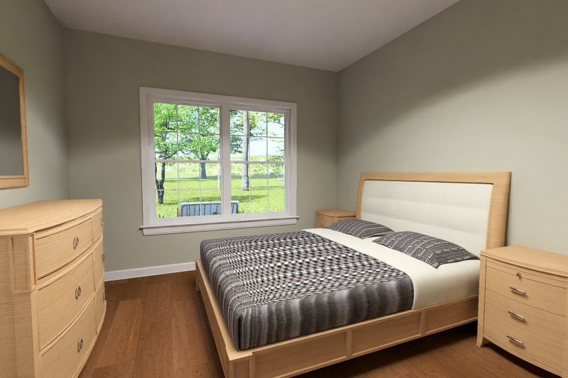House Blueprint - Interior - Master Bedroom 2 for Cottage House Plan #513-2438 - 3 bed, 2 bath