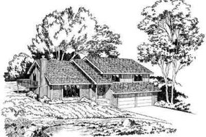 Traditional Exterior - Front Elevation Plan #312-210