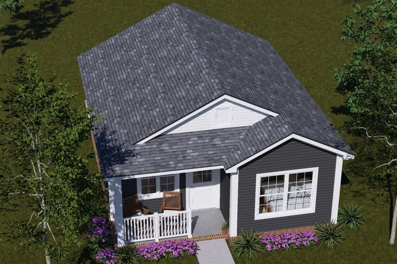 Home Plan - Exterior - Other Elevation 5 for Cottage House Plan #513-2480 - 2 bed, 2 bath