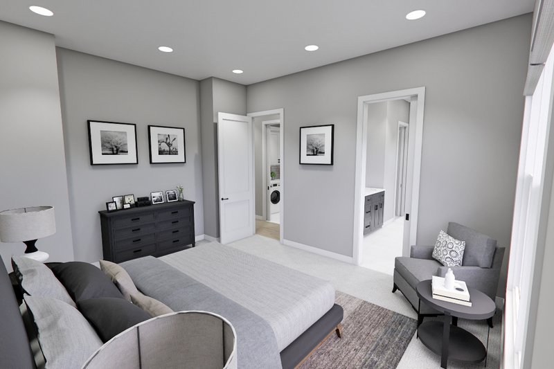 House Design - Interior - Master Bedroom 1 for Farmhouse House Plan #51-1273 - 4 bed, 3.5 bath