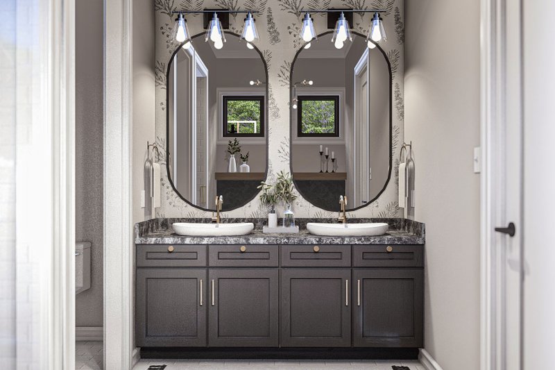Architectural House Design - Interior - Bathroom for Modern House Plan #455-496 - 3 bed, 2.5 bath