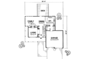 Farmhouse Style House Plan - 3 Beds 2.5 Baths 1814 Sq/Ft Plan #50-206 