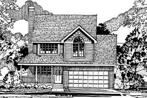 Traditional Exterior - Front Elevation Plan #50-217