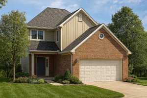 Traditional Exterior - Front Elevation Plan #17-2996