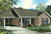 Traditional Style House Plan - 3 Beds 1 Baths 1021 Sq/Ft Plan #17-2288 