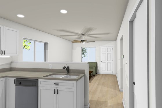 Interior - Other for Cottage House Plan #1099-7 - 2 bed, 2 bath