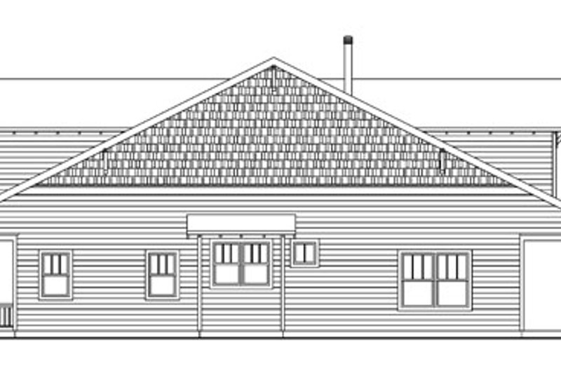 Home Plan - Exterior - Other Elevation 1 for Bungalow House Plan #124-736 - 3 bed, 2.5 bath