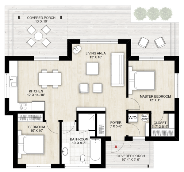 House Plan Design - Modern Floor Plan - Main Floor Plan #924-10