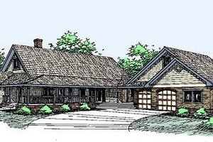 Traditional Exterior - Front Elevation Plan #60-290