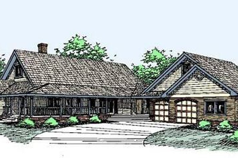 House Design - Traditional Exterior - Front Elevation Plan #60-290