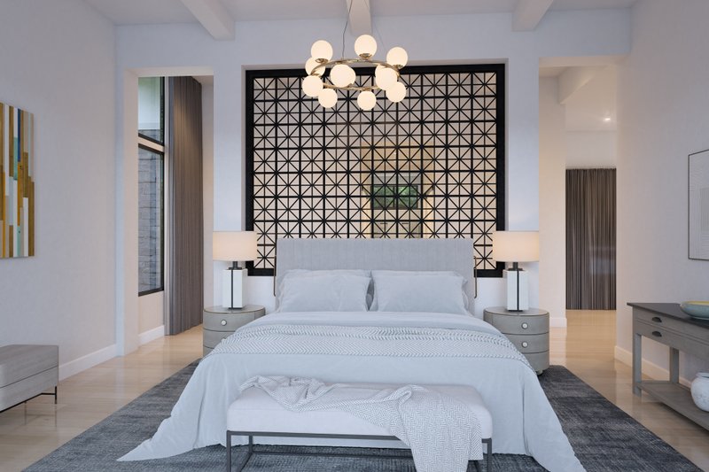 House Design - Interior - Master Bedroom for Contemporary House Plan #930-546 - 3 bed, 3.5 bath
