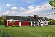 Ranch Style House Plan - 2 Beds 2 Baths 1356 Sq/Ft Plan #932-671 