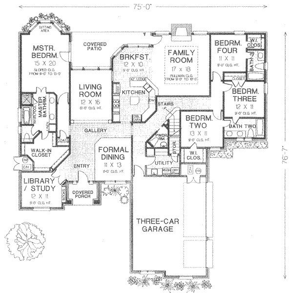 European Floor Plan - Main Floor Plan #310-495