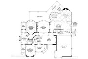 European Style House Plan - 4 Beds 4.5 Baths 4212 Sq/Ft Plan #119-443 