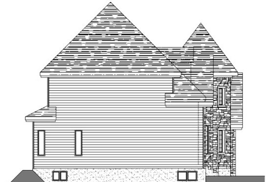 Exterior - Other Elevation 1 for European House Plan #138-336 - 3 bed, 2.5 bath