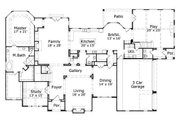 European Style House Plan - 5 Beds 4.5 Baths 6529 Sq/Ft Plan #411-494 