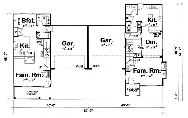 Home Plan - Cottage Floor Plan - Main Floor Plan #20-1257