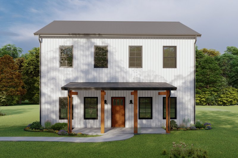 House Plan Design - Farmhouse Exterior - Front Elevation Plan #1092-17