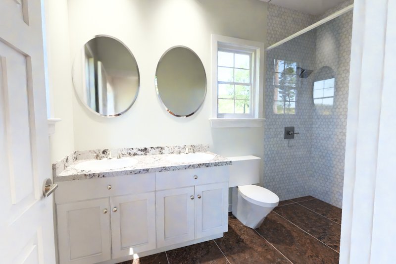 House Blueprint - Interior - Master Bathroom 1 for Cottage House Plan #513-2447 - 3 bed, 2 bath