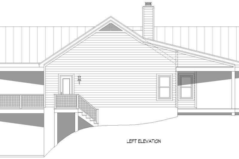 House Plan Design - Exterior - Other Elevation for Country House Plan #932-590 - 2 bed, 2 bath