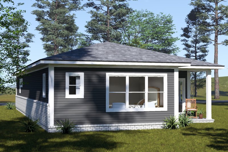 Architectural House Design - Exterior - Other Elevation 3 for Modern House Plan #513-2466 - 4 bed, 3 bath