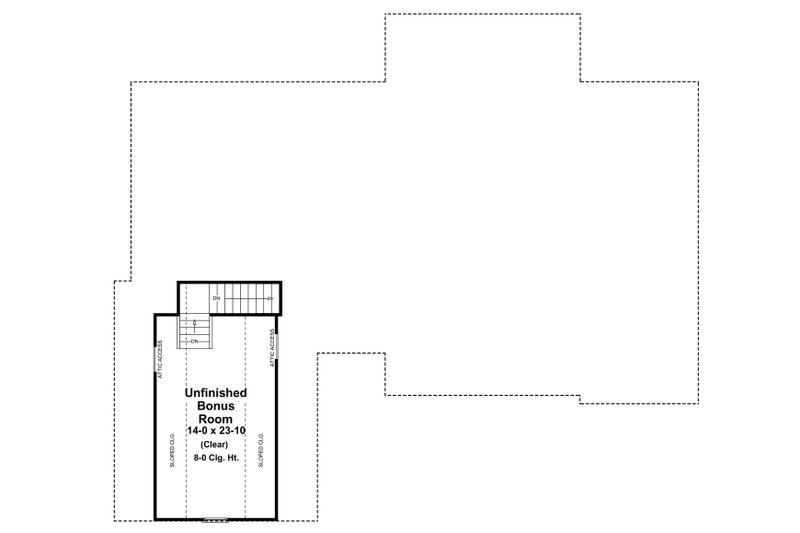 House Blueprint - Floor Plan - Upper Floor for Farmhouse House Plan #21-514 - 3 bed, 2.5 bath