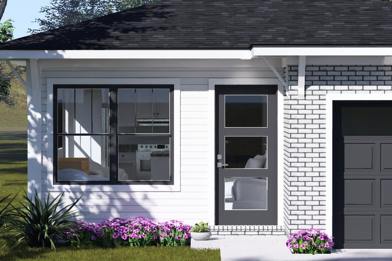 Home Plan - Exterior - Other Elevation 1 for Modern House Plan #513-2475 - 3 bed, 2 bath