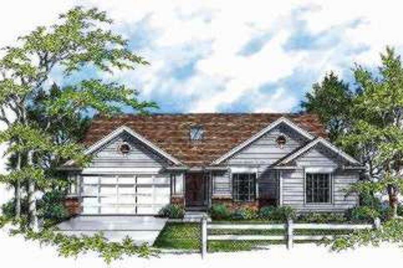 Home Plan - Exterior - Front Elevation 3 for Traditional House Plan #48-122 - 3 bed, 2 bath
