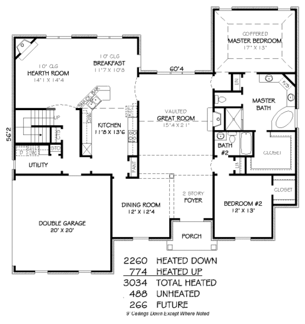 Traditional Floor Plan - Main Floor Plan #424-371