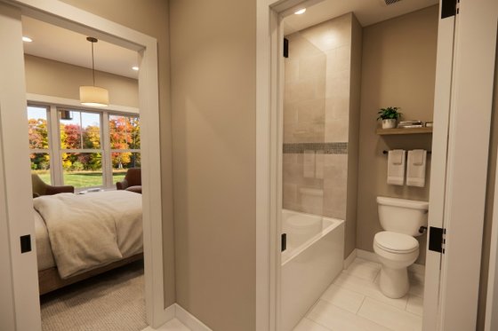 Interior - Bathroom 1 for Farmhouse House Plan #51-1520 - 3 bed, 2.5 bath
