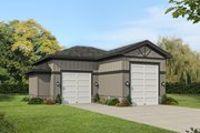 Craftsman Style House Plan - 0 Beds 0 Baths 1067 Sq/Ft Plan #932-377 