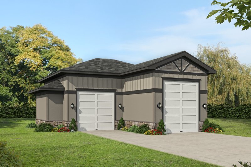 Dream House Plan - Craftsman Exterior - Front Elevation Plan #932-377