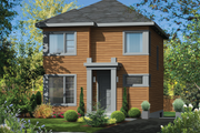 Contemporary Style House Plan - 3 Beds 1 Baths 1192 Sq/Ft Plan #25-4505 