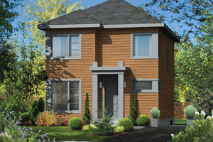 Contemporary Exterior - Front Elevation Plan #25-4505