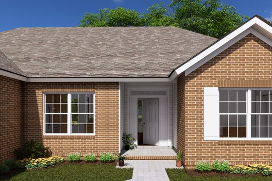 Exterior - Other Elevation 3 for Traditional House Plan #513-20 - 5 bed, 3 bath