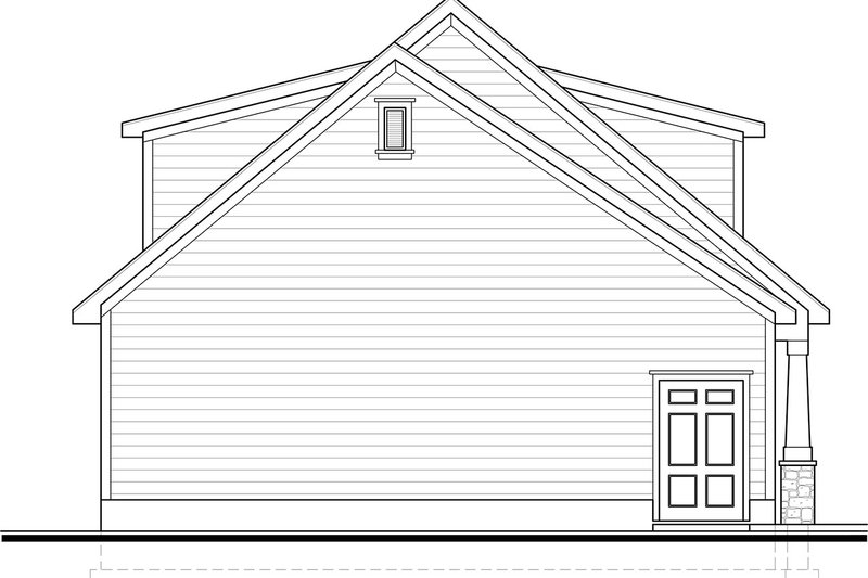 Architectural House Design - Left Side